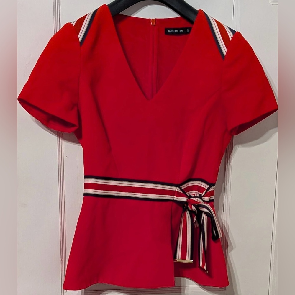 Karen Millen Bold Red Fashion Piece